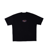 AURA NOT YOUR USUAL CAT TEE BLACK